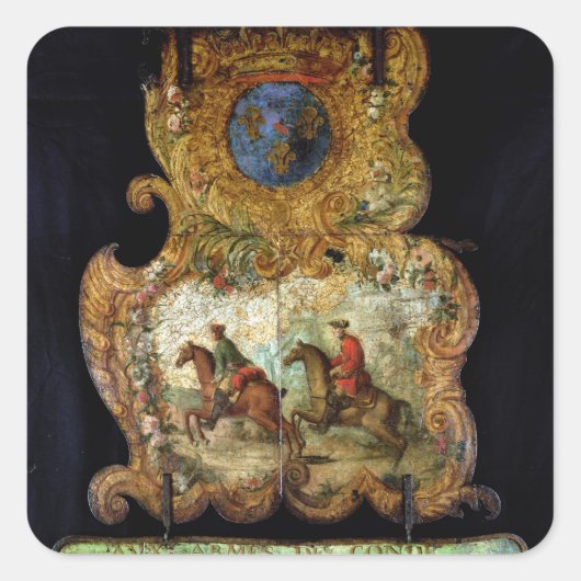 Unterschreiben für die Royal Mail of Chantilly Quadratischer Aufkleber (Vorderseite)