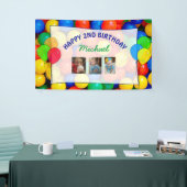 Unterschreiben Sie das Ball Themed Birthday Banner (Messeveranstaltung)