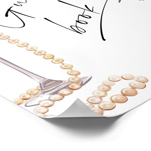 Unterschreiben Sie das Gästebuch Minimalistisch Pe (Ecke)