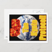 Unterschreiben Sie das Kyoto-Protokoll! Postkarte (Vorne/Hinten)