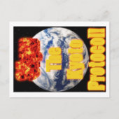 Unterschreiben Sie das Kyoto-Protokoll! Postkarte (Vorderseite)