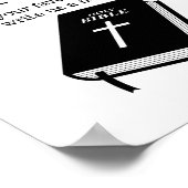 Unterschreiben Sie unser Bibel Wedbook, einfaches Poster (Ecke)