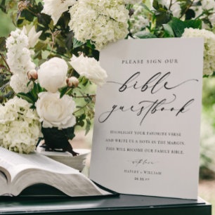 Unterschreiben Sie unser Bibel Wedbook Poster