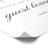 Unterschreiben Sie unser Gästebuch/Buchzeichen Poster (Ecke)