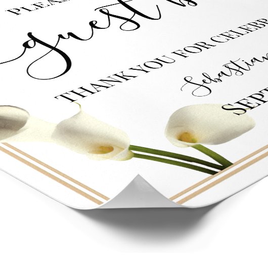 Unterschreiben Sie unser Gästebuch Greenerity Wedd (Ecke)