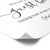 Unterschreiben Sie unser Gästebuch Greenerity Wedd (Ecke)