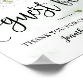 Unterschreiben Sie unser Gästebuch Hochzeit eucaly (Ecke)