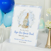 Unterschreiben Sie unser Gästebuch Peter Rabbit Pe Sockelschild