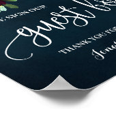 Unterschreiben Sie unser Gästebuch Wedding Wine Na (Ecke)