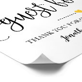 Unterschreiben Sie unser Polterabend-Sonnenblumens Poster (Ecke)