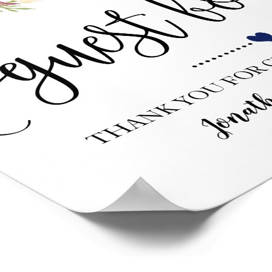 Unterschreiben Sie unsere Polterabend Marine borun Poster (Ecke)