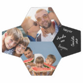 Unterschrieben 3 FotoCollage Schwarz und Weiß Fußball (Flach)