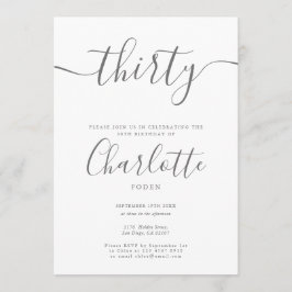 Unterschrift 30. Geburtstag Einladung