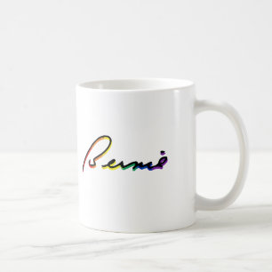 Unterschrift Bernie Sanders Pride Regenbogen - LGB Kaffeetasse