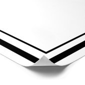 Unterschrift der Graduierungspartei für Schwarz un Poster (Ecke)