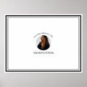 Unterschrift der Graduierungspartei für Schwarz un Poster (Vorne)