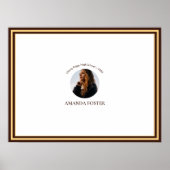 Unterschrift der Partei für den Minimalistischen F Poster (Vorne)