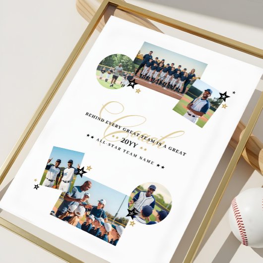 Unterschrift des Coach-Wertermittlungsteams Poster