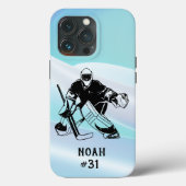 Unterschrift des Eishockey-Torhüters Case-Mate iPhone Hülle (Rückseite)
