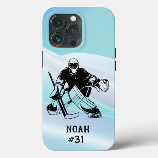 Unterschrift des Eishockey-Torhüters Case-Mate iPhone Hülle (Rückseite)
