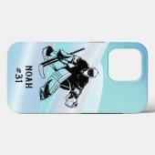 Unterschrift des Eishockey-Torhüters Case-Mate iPhone Hülle (Rückseite (Horizontal))