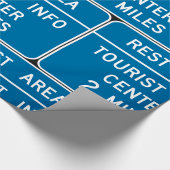 Unterschrift des Fremdenverkehrsinformationszentru Geschenkpapier