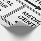 Unterschrift des medizinischen Zentrums Geschenkpapier