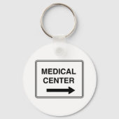 Unterschrift des medizinischen Zentrums Schlüsselanhänger (Vorderseite)