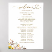 Unterschrift des Pumpkin Sunflower Hochzeit im Her Poster (Vorne)