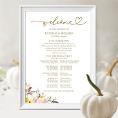 Unterschrift des Pumpkin Sunflower Hochzeit im Her Poster