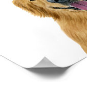 Unterschrift für Hunde Trinkzeichen Poster (Ecke)