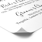 Unterschrift für Minimalistische Signaturgetränke Poster (Ecke)