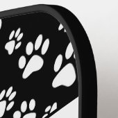 Unterschrift für Schwarzweiß-Paws Pickleball Schläger (Linke Seite)