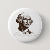 Unterschrift George Washington Button (Vorderseite)