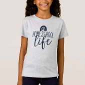 Unterschrift Homeschool Life T-Shirt mit Personali (Vorderseite)