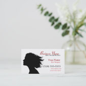 Unterschrift im Rot Terminkarte (Stehend Vorderseite)