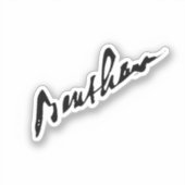 Unterschrift Jeremy Bentham Aufkleber (Vorderseite)