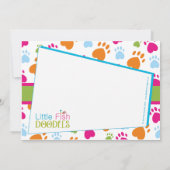 Unterschrift: Lech 12,7 cm x 17,8 cm, Standardweiß Einladung (Rückseite)