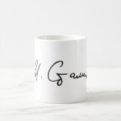 Unterschrift von die Sowjetunions-Premier Josef Kaffeetasse (Mittel)