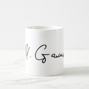 Unterschrift von die Sowjetunions-Premier Josef Kaffeetasse