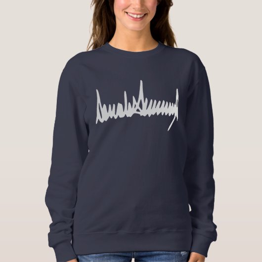 Unterschrift von Donald Trump-Autograph Sweatshirt (Vorderseite)