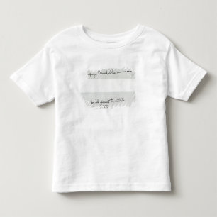 Unterschrift von George Bernard Shaw Kleinkind T-shirt