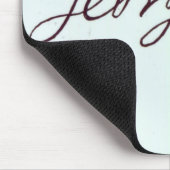 Unterschrift von George II Mousepad (Ecke)