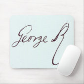 Unterschrift von George II Mousepad (Mit Mouse)