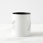 Unterschrift von George IV Tasse (Zentrum)