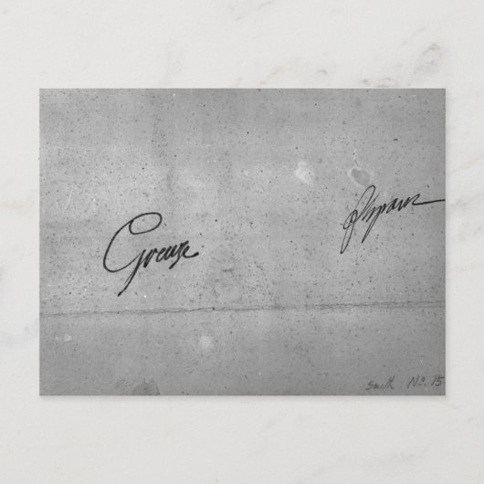 Unterschrift von Jean-Baptiste Greuze Postkarte (Vorderseite)
