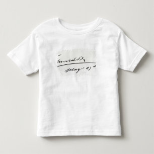 Unterschrift von König Edward VII, am 29. Mai 190 Kleinkind T-shirt