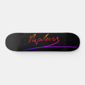 Unterschrift von Neon Napoleon Skateboard (Horizontal)