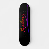Unterschrift von Neon Napoleon Skateboard (Vorne)