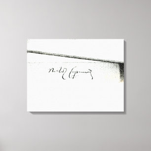 Unterschrift von Nikolaus Kopernikus Leinwanddruck